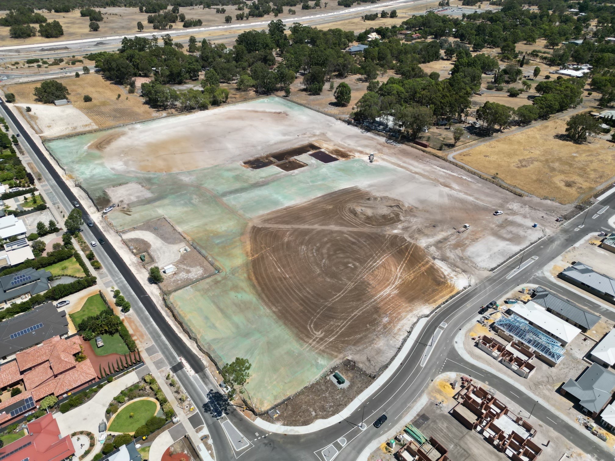 Henley Brook Primary School After Bulk Earthworks by Ricciardo Earthmoving